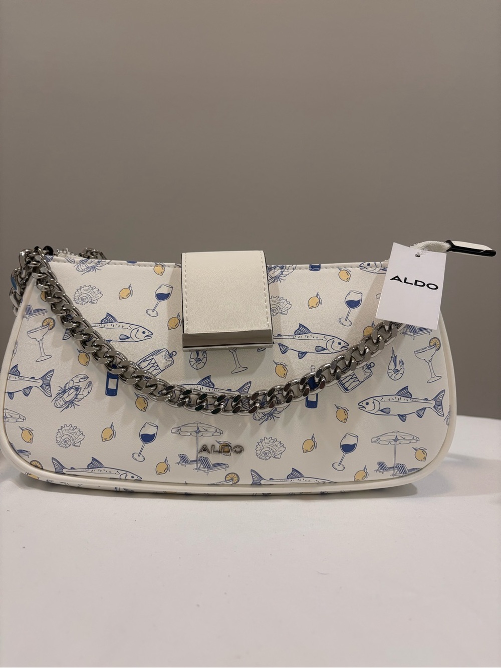 Aldo Euro Summer Chain Shoulder Bag - New